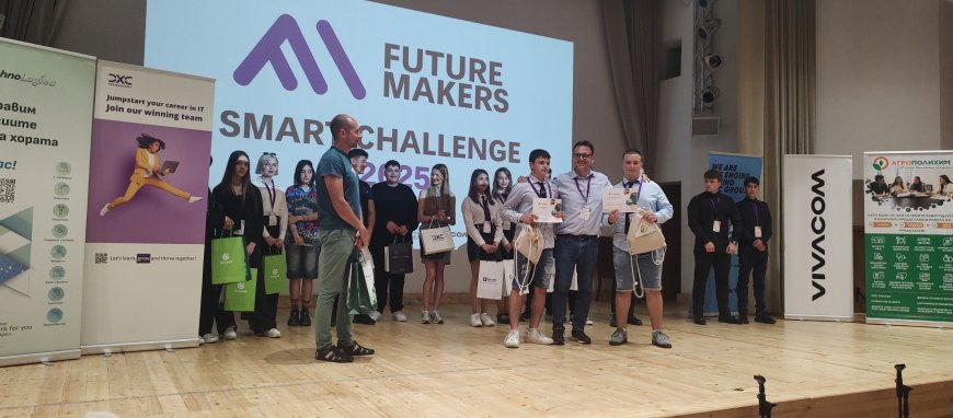 Признание за Робоклуб „Хелиос“ към СУ „Любен Каравелов“ – Добрич на Varna Smart Challenge 2025