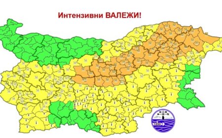 Жълт код за опасни валежи в Каварна на 17 юли