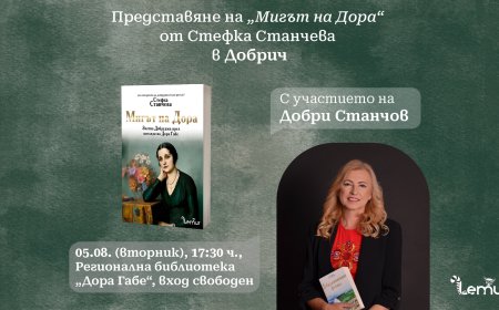 Представят „Мигът на Дора“ в библиотеката в Добрич