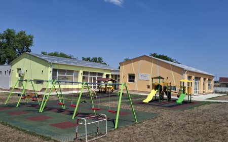 Нови детски съоръжения зарадваха децата от ДГ "Първи юни" в село Бранище
