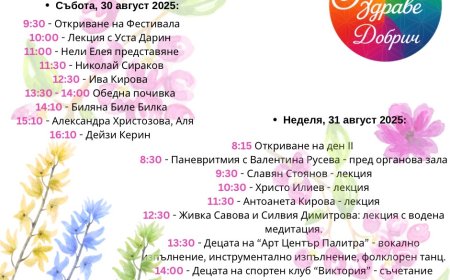Фестивалът „Здравей, Здраве!” тази година в края на август в Добрич
