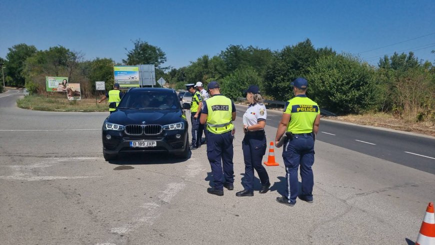 Български и румънски полицаи следят за нарушения на пътя от двете страни на границата