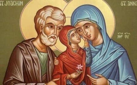 На 9 септември църквата чества паметта на свети Йоаким и Анна