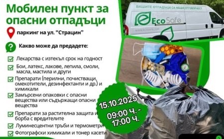 Кампания за събиране на опасни отпадъци в Добрич