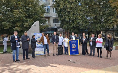Инициативата „Посланици на здравето” на Лайънс клуб-Добрич се проведе днес