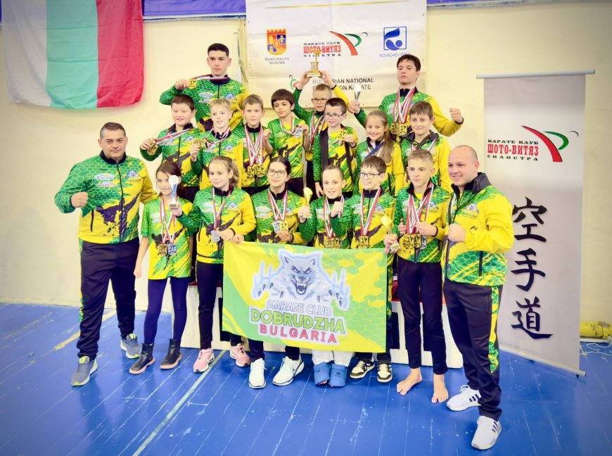 31 медала за КК „Добруджа” от Международната купа по карате „Дръстър”
