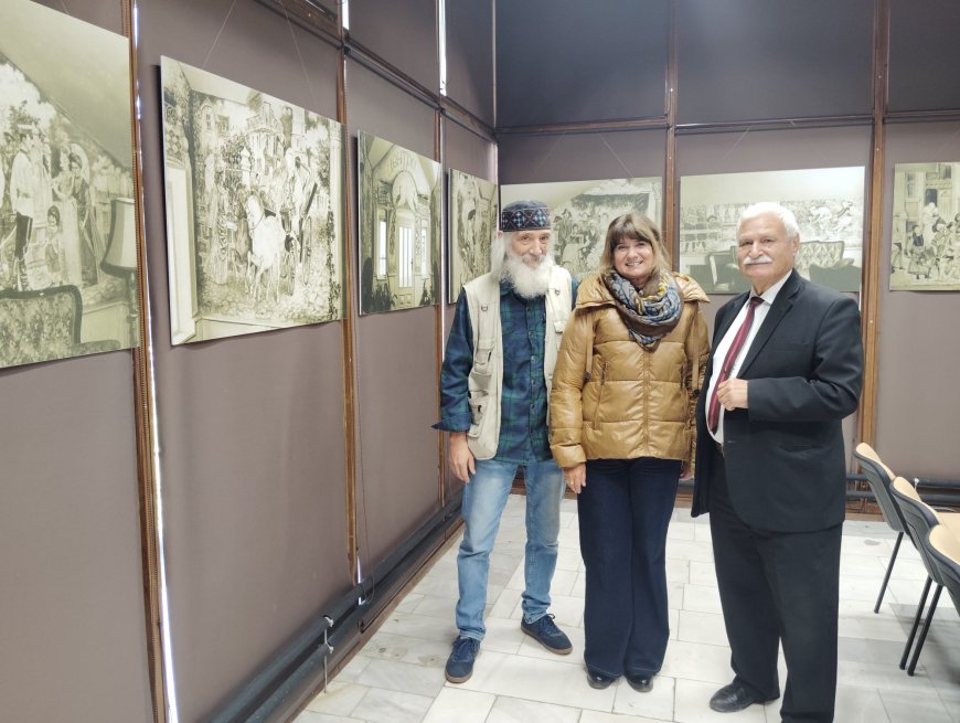 Временна изложба – възстановка на стенописите, пресъздаващи живота в Стария Добрич през погледа на Йордан Йовков е експонирана в Дом-паметника