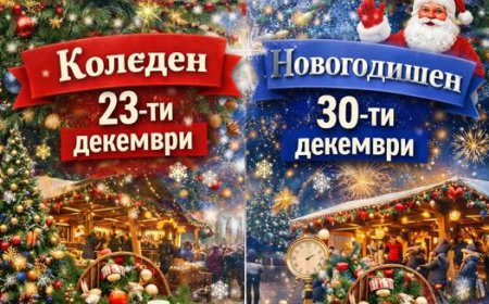 Коледен фермерски пазар утре в Добрич