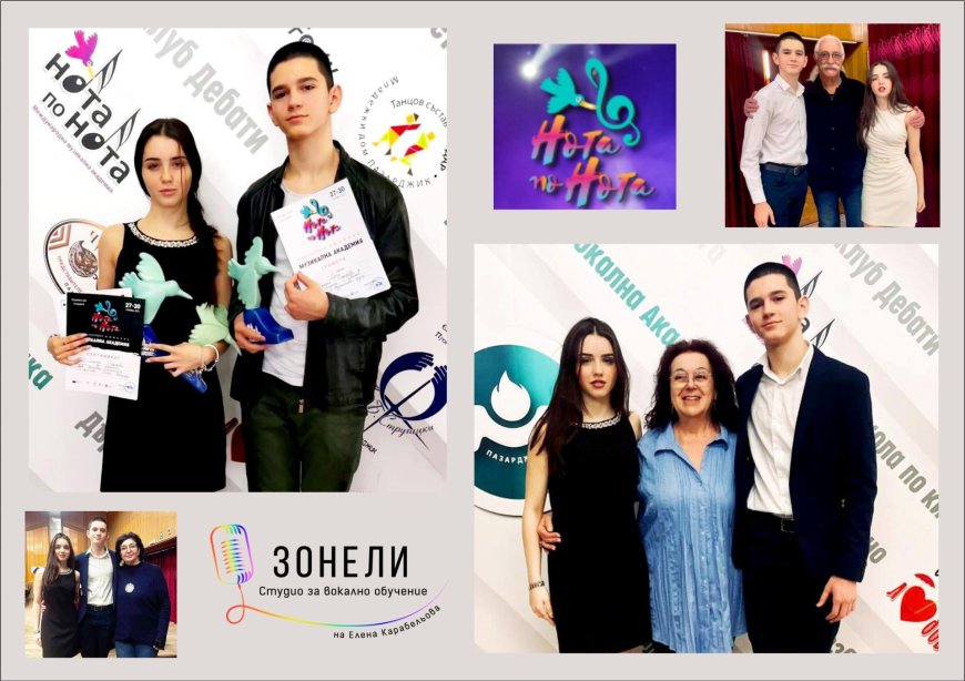 Симона Тодорова и Пламен Иванов от Студио „Зонели“ с престижни награди от международен конкурс