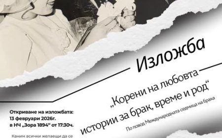 В Международната седмица на брака в Шабла откриват изложба "Корени на любовта"