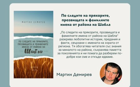 „По следите на прякорите, прозвищата и фамилните имена от района на Шабла“ представят в морския град