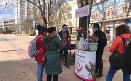 Благотворителната кампания „С цвете в ръка срещу репродуктивните проблеми“ ще се проведе на 8 март