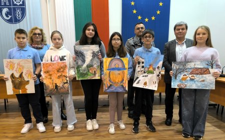 Наградиха общинските победители в конкурса за детска рисунка „С очите си видях бедата“ в Каварна