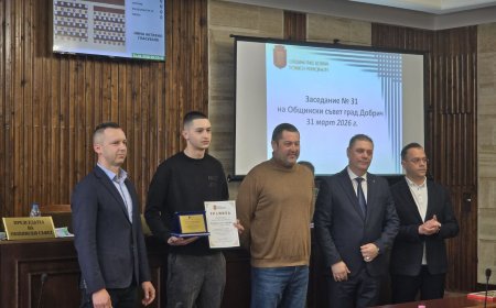 Владислав Станчев от СКЛА „Добрич“ е спортист на Добрич за февруари