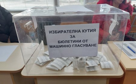 Избирателната активност в област Добрич към 11:00 часа е 11,98 процента