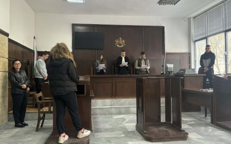 Ученици от СУ „Св.св. Кирил и Методий“ участваха в симулативни процеси в Добричкия окръжен съд