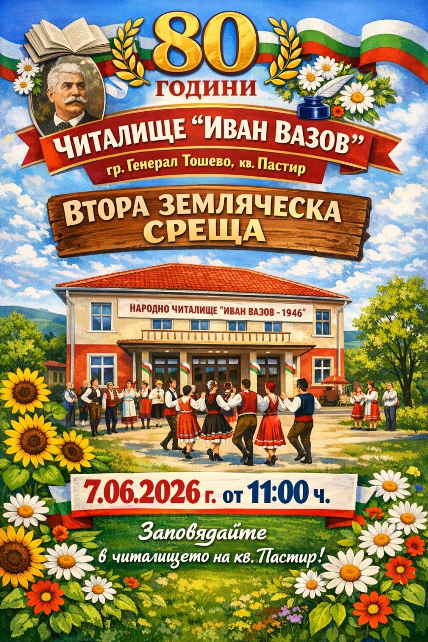 Втора земляческа среща ще се проведе в генералтошевския квртал Пастир