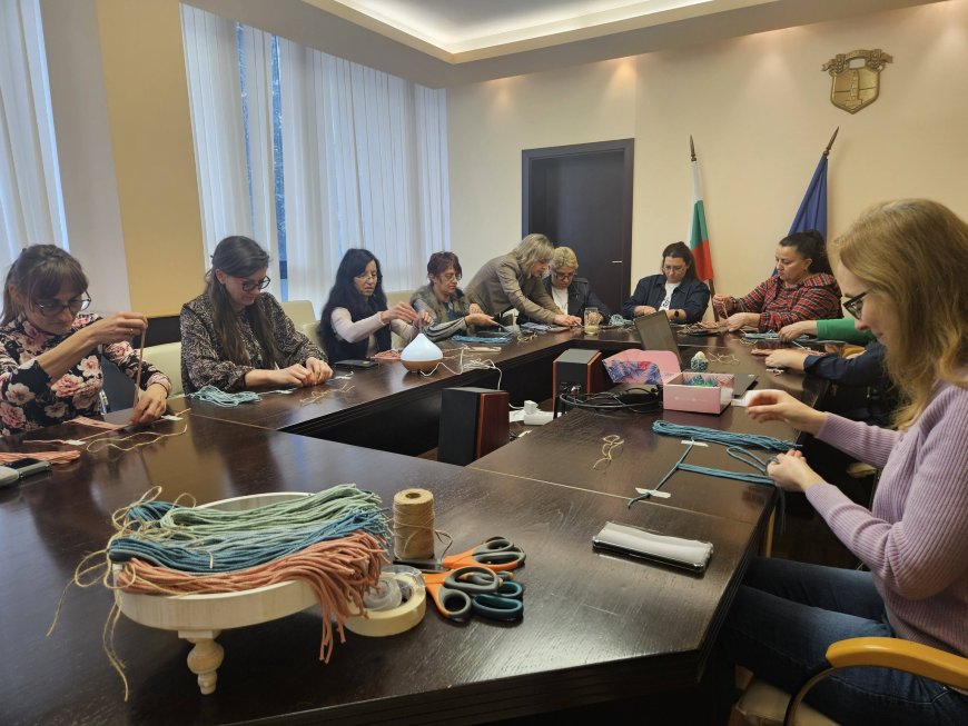 Творческа работилница по макраме в Шабла