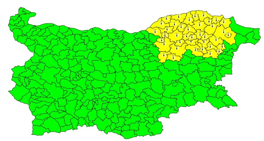 Предупреждение за слани утре в Добричко