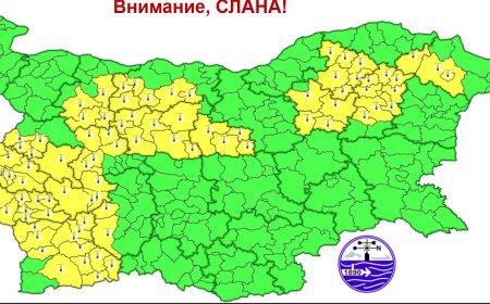 Предупреждение за слани утре в Добричко