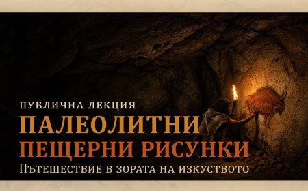 Публична лекция „Палеолитни пещерни рисунки: пътешествие в зората на изкуството“ във Възрожденското училище
