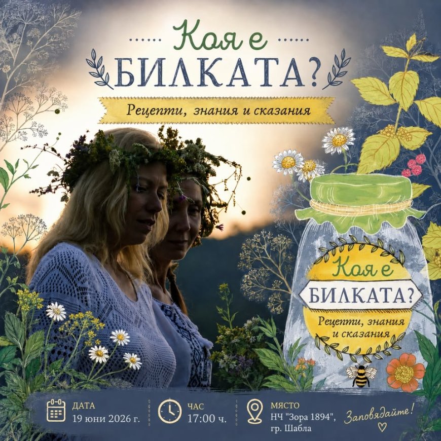 Венец от билки и традиции в среща с Искра Урумова и Нивелина Няголова в Шабла