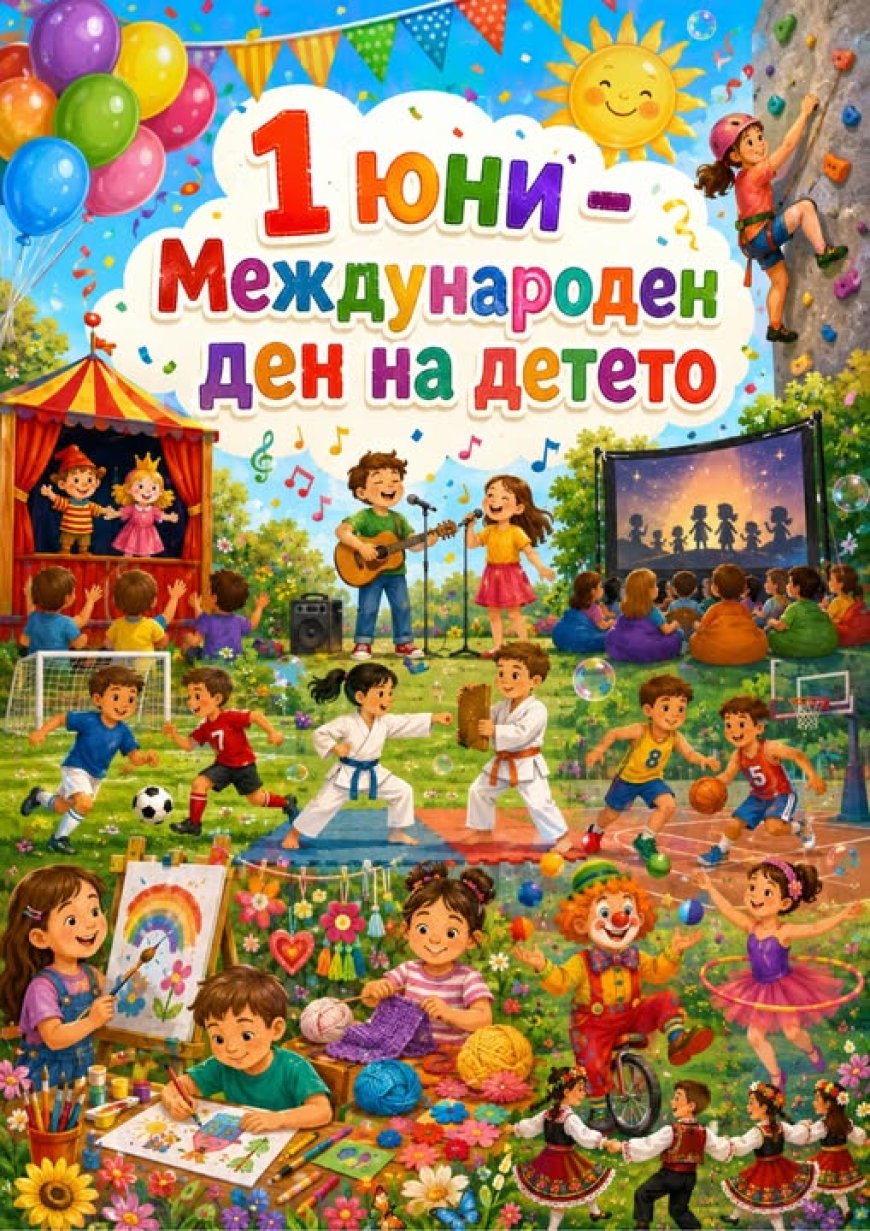 Много забавления за децата на Добрич на 1 юни
