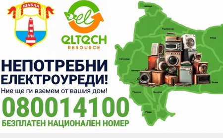 Кампания за събиране на непотребни електроуреди в Шабла
