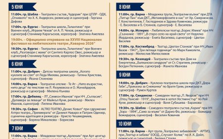 Каварна посреща XXVIII Национален фестивал на любителските театри