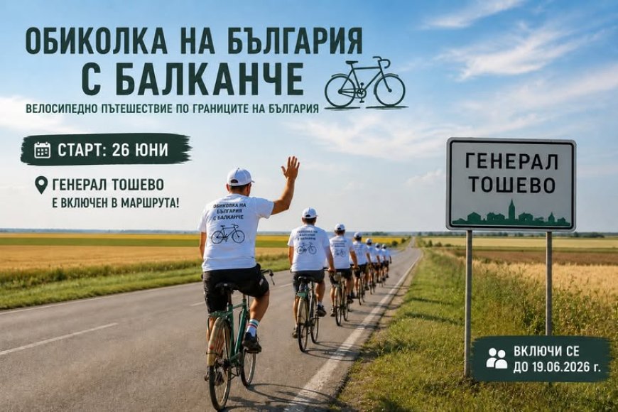 Генерал Тошево част от иницативата „Обиколка на България с Балканче“