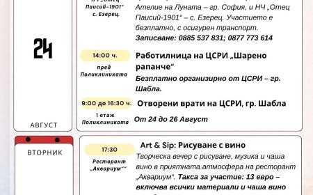 Работилници, кино под звездите и Ден на отворените врати на Шабленския фар в програмата на Община Шабла