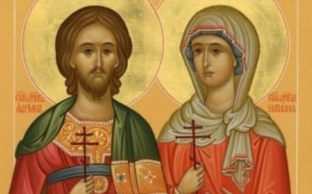 26 август - Църквата отбелязва паметта на светите мъченици Адриан и Наталия