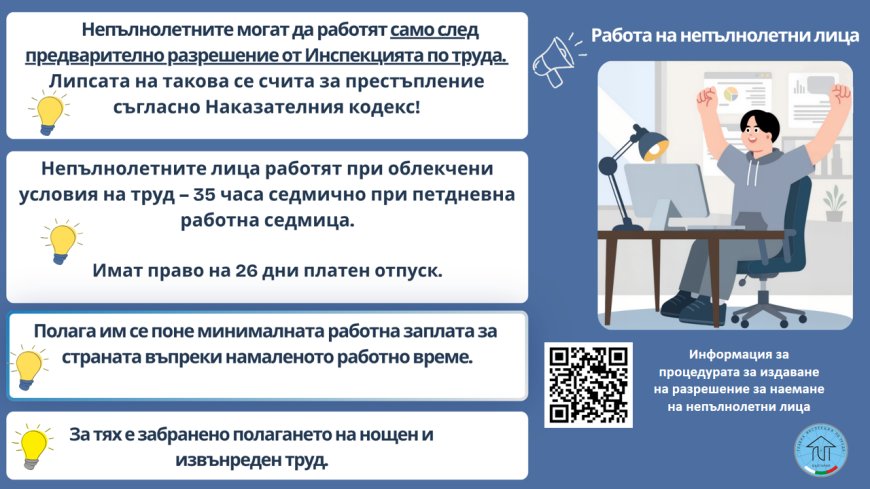 Добрич е сред градовете с най-много разрешения за работа на непълнолетни през 2026 г.