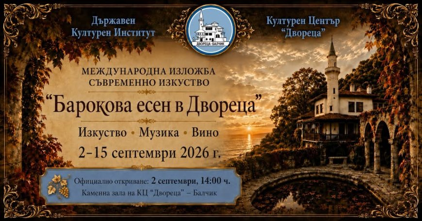 Барокова есен в началото на септември в Двореца