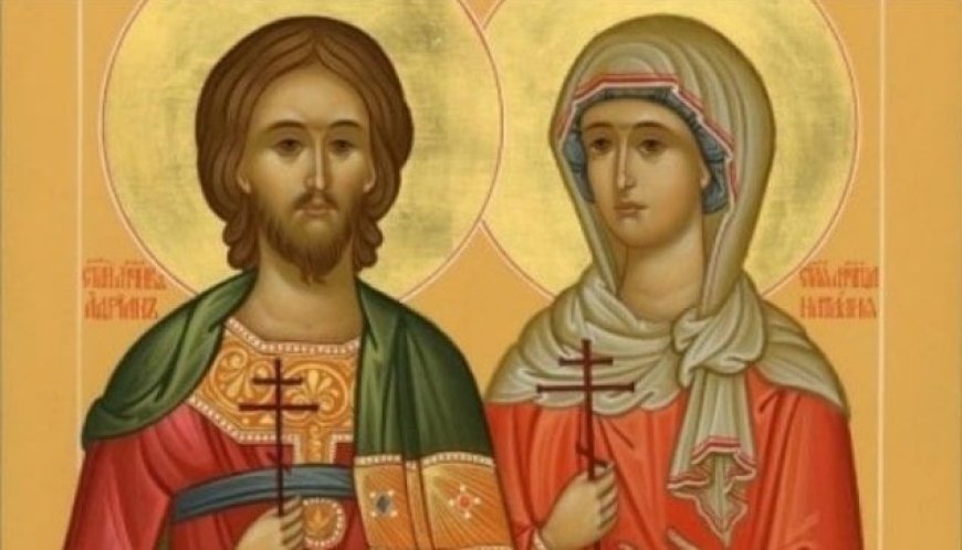 26 август - Църквата отбелязва паметта на светите мъченици Адриан и Наталия