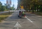 Започна полагането на хоризонтална маркировка по булеварди в град Добрич