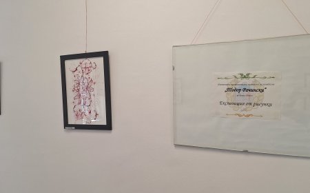 Рисунки и калиграфски творби са изложени в Районния съд в Генерал Тошево