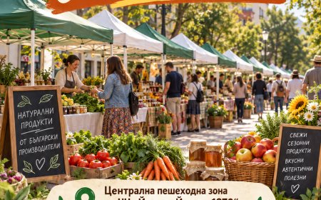Фермерският пазар в Добрич с нова локация