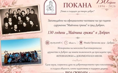 Сдружение „Майчина грижа“ в Добрич отбелязва 130 години с фотоизложба и документален филм