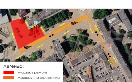 Започва ремонтът на Етап 2 в центъра на Добрич
