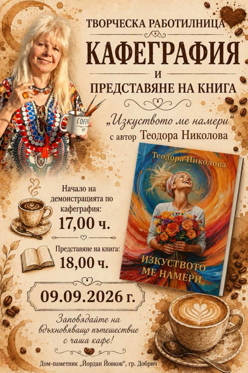Есента пристъпва в Дом-паметник „Йордан Йовков“ с аромат и цвят на кафе