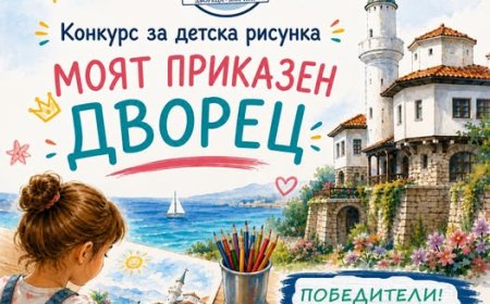 Ясни са победителите в Първия Детски национален конкурс за рисунка „Моят приказен дворец“
