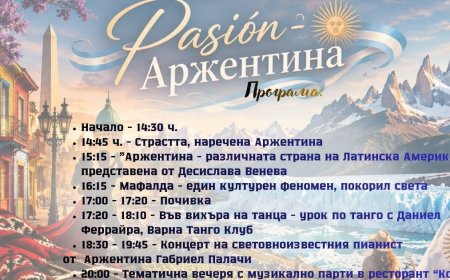 Аржентина гостува в Двореца в Балчик