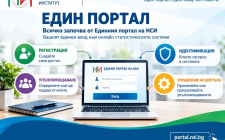 НСИ с Единен портал, чрез който фирмите ще подават данни за всички статистически изследвания