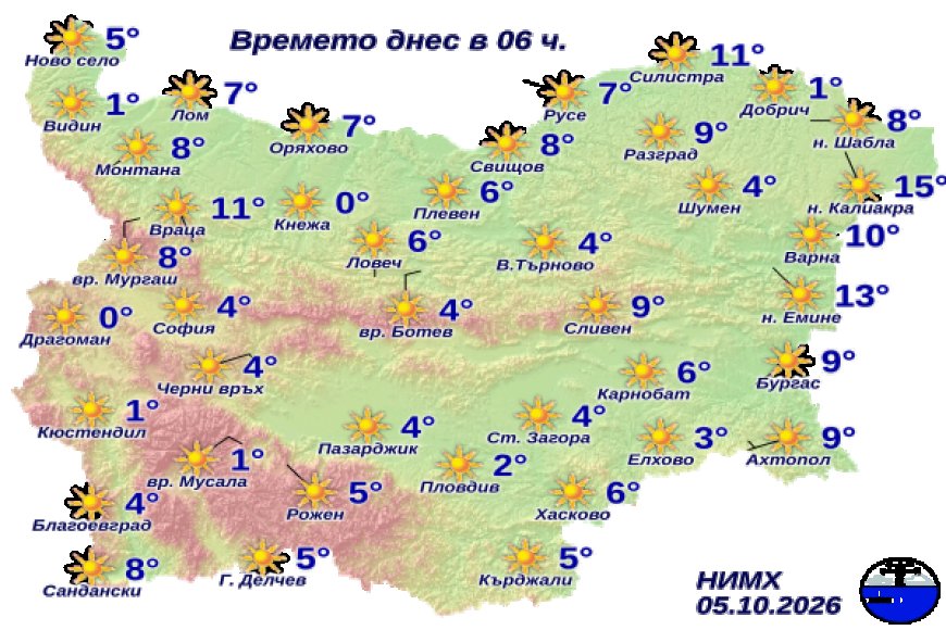 За втора сутрин Добрич е сред най-студените мсета в страната