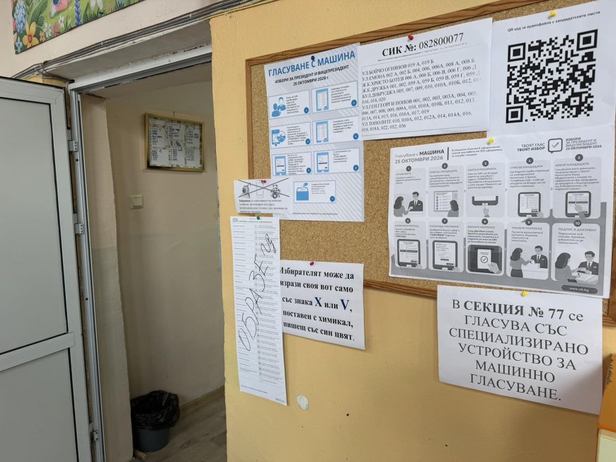 14,46 на сто е избирателната активност в областта към 16.00 часа