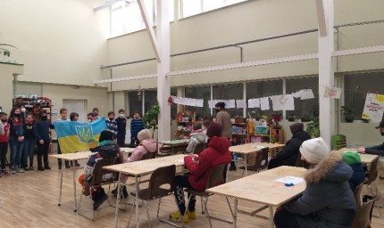 От утре в ЧСУ "Леонардо да Винчи" започват занимания с украински деца