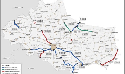АПИ публикува картите с трасетата за текущ и основен ремонт по области