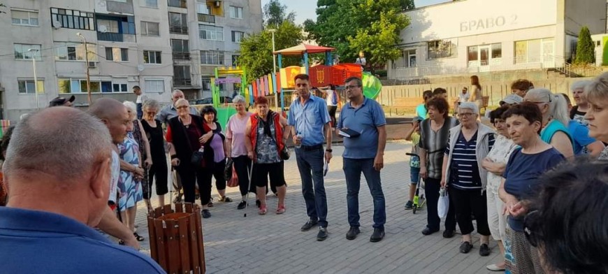 Общински съветници от ДБГ проведоха среща с жители на квартал "Балик"