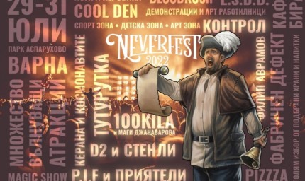Контрол, P.I.F., D2, Стенли, 100kila, Филип Аврамов и още много изпълнители на първото издание на Neverfest във Варна
